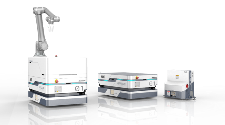 ng28南宫相信品牌力量數位開發的自主式移動機器人（AMR250M），搭配全向輪並結合AI演算法、2D LiDAR、3D攝影機等技術，協助客戶實現產線全自動化